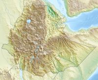 Location map Ethiopia is located in Ethiopia