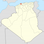 Algeria 02 Wilaya locator map-2009.png