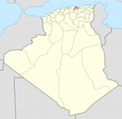 Algeria 06 Wilaya locator map-2009.png