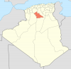 Algeria 03 Wilaya locator map-2009.png